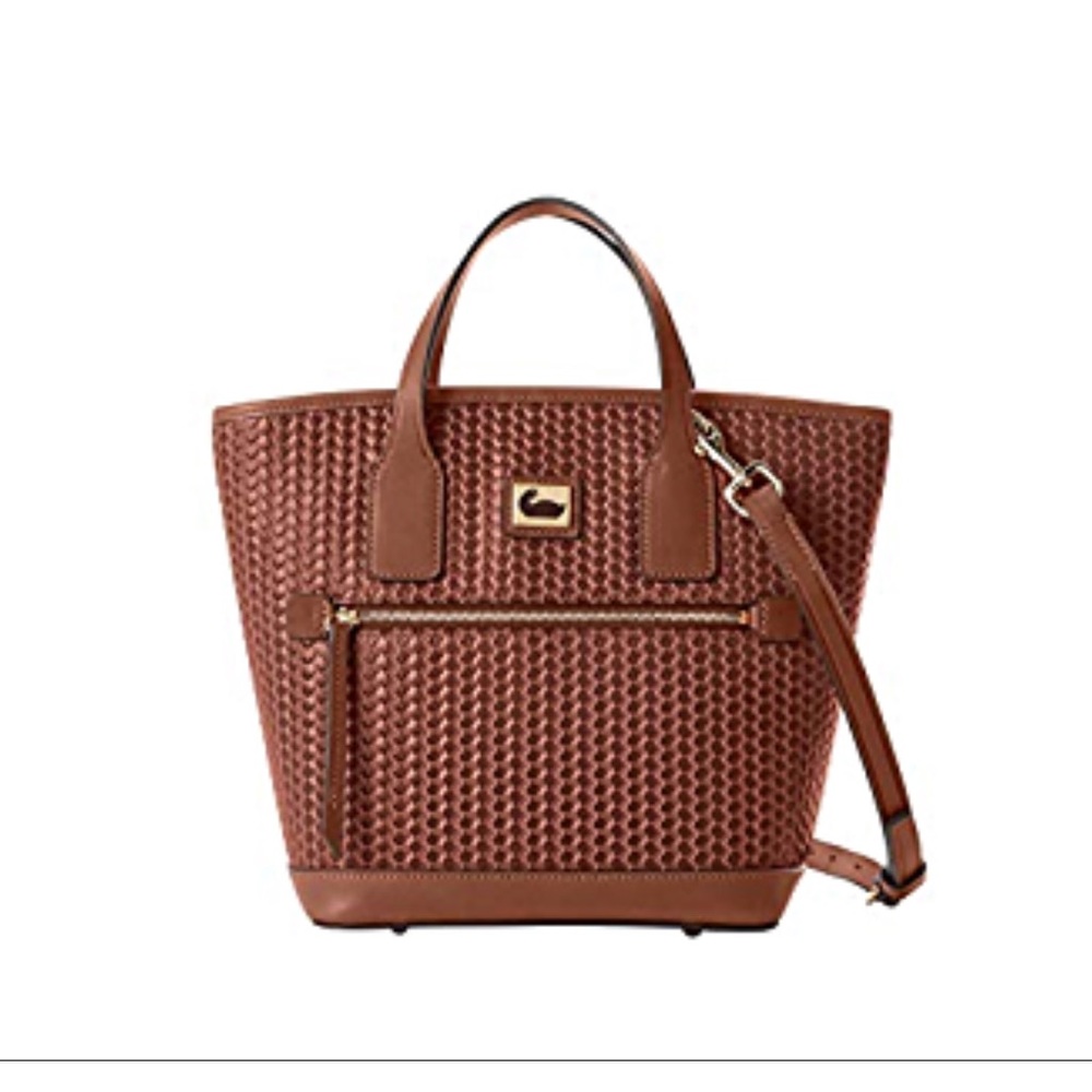 Dooney & Bourke woven leather bag